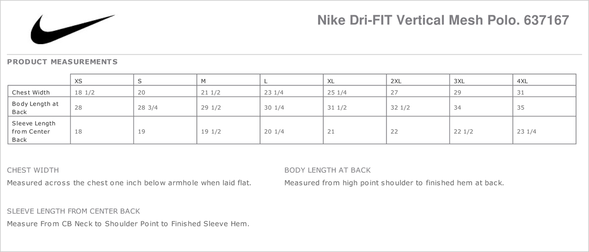 Nike - Dri-FIT Vertical Mesh Polo. 637167