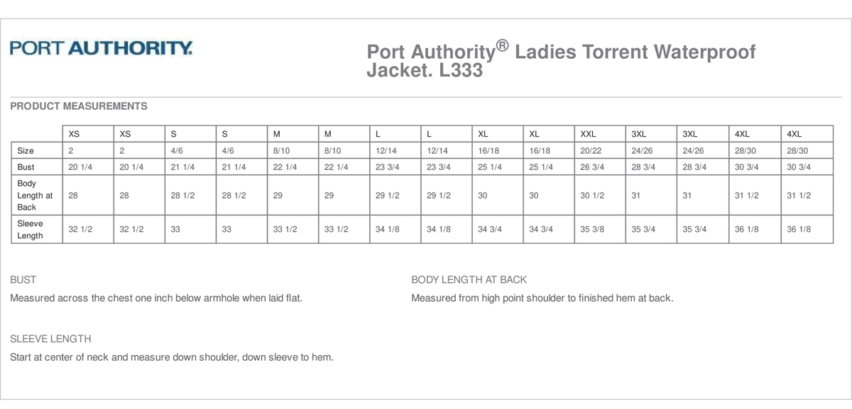 Port Authority - Ladies Torrent Waterproof Jacket - globalsunmerch