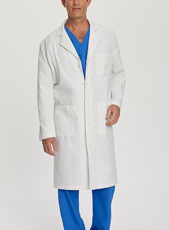 Landau Men s 3 Pocket Full Length Lab Coat. 3138