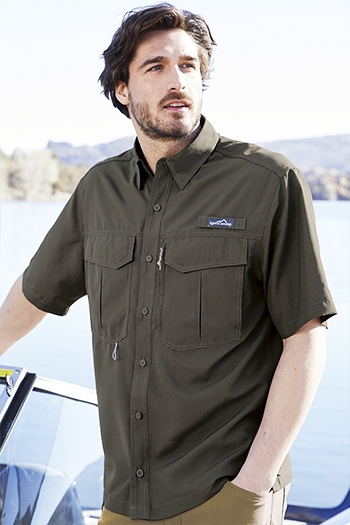 Eddie Bauer Long Sleeve Custom Fishing Shirt - Mens