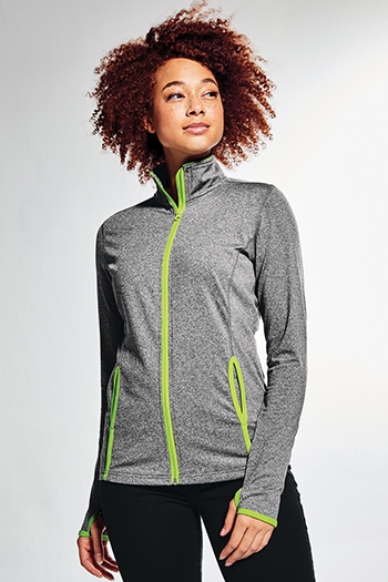 Sport-Tek Ladies Sport-Wick Fleece Full-Zip Hooded Jacket, Product