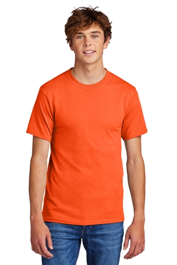 Unisex 50/50 Cotton Polyester Blend V-Neck T-Shirt